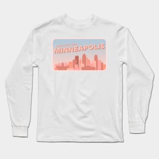 Greetings From Minneapolis Minnesota Retro Day Long Sleeve T-Shirt